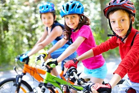 Casco infantil, Casco de bicicleta para niños y niñas