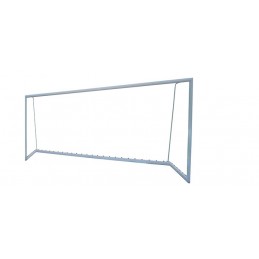 Juego porterías aluminio fútbol 7  90 mm trasladables