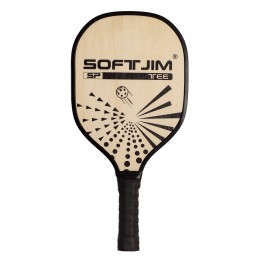 Juego palas pickleball madera con pelota y funda