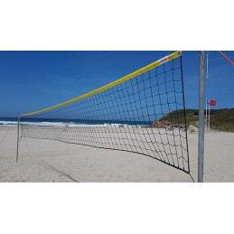 RED VOLEY PLAYA 3 MM LINEA PREMIUM CON CINTA AMARILLA