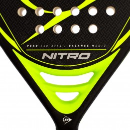 Pala padel dunlop nitro yellow nh