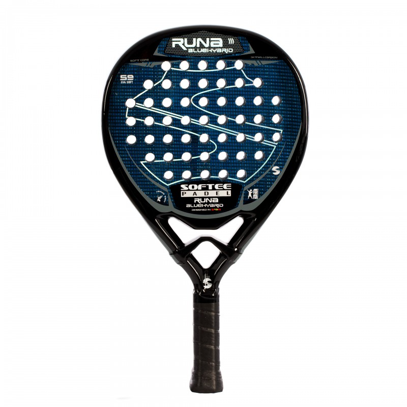 Pala padel softee runa blue hybrid