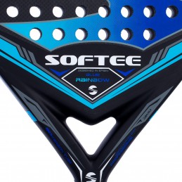 Pala padel softee potenza rainbow blue