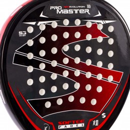 Pala padel softee pro master evolution red