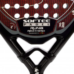 Pala padel softee runa red hybrid