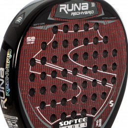 Pala padel softee runa red hybrid