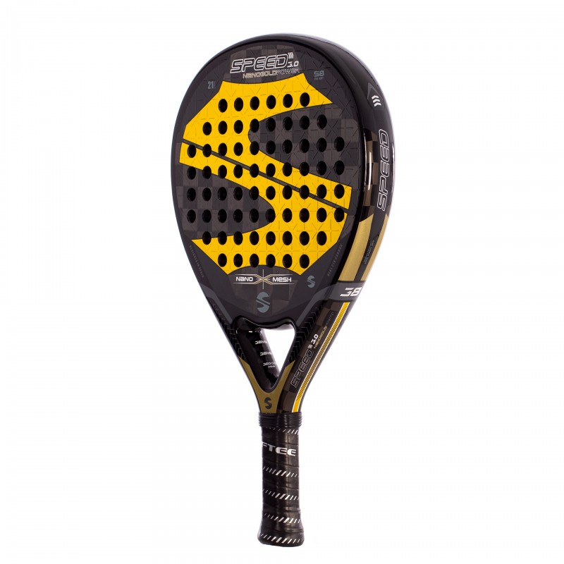 Pala padel softee speed gold power 3.0 nano mesh