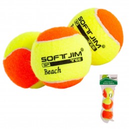 Bolsa 3 pelotas softee de beach tennis