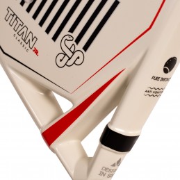 Pala pádel vibor-a titan junior classic white