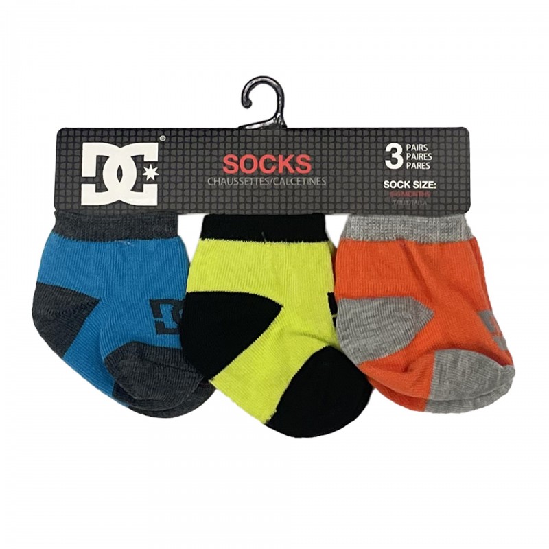 Pack 3 calcetines bebé dc stripe crew 424501