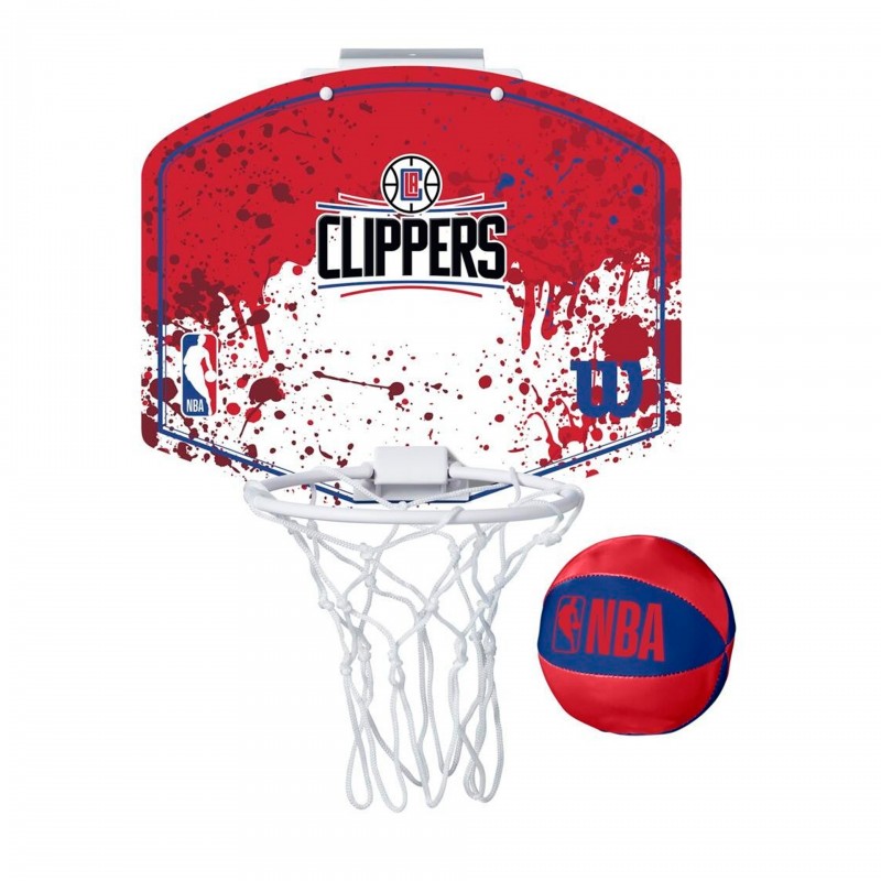 SET MINICANASTA WILSON NBA TEAM MINI HOOP CLIPPERS