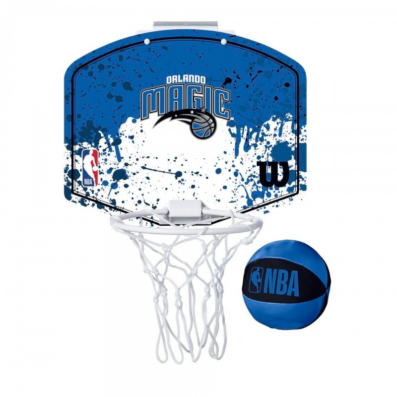 SET MINICANASTA WILSON NBA TEAM MINI HOOP MAGIC