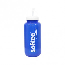 Botella softee 1000ml con pajita extraible