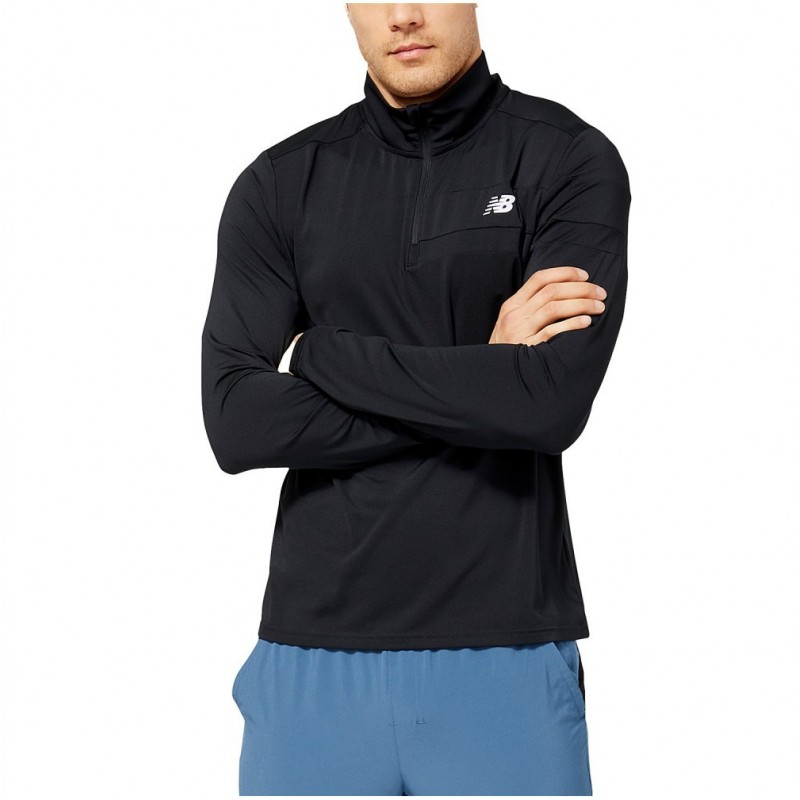 Sudadera new balance  accelerate half zip mt23227